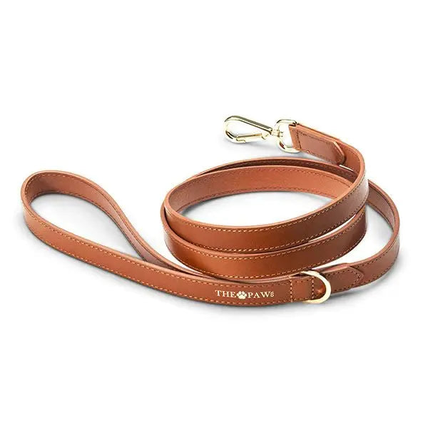 Vivienne (Italian Leather) Dog Leash | Dog Lead – by The Paw Co. - Memoriex