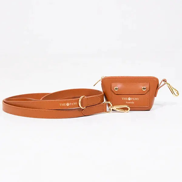 Vivienne (Italian Leather) Dog Leash | Dog Lead – by The Paw Co. - Memoriex