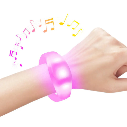 Voice Controlled Flashing LED Bracelets Wholesale (100 Pack)-0