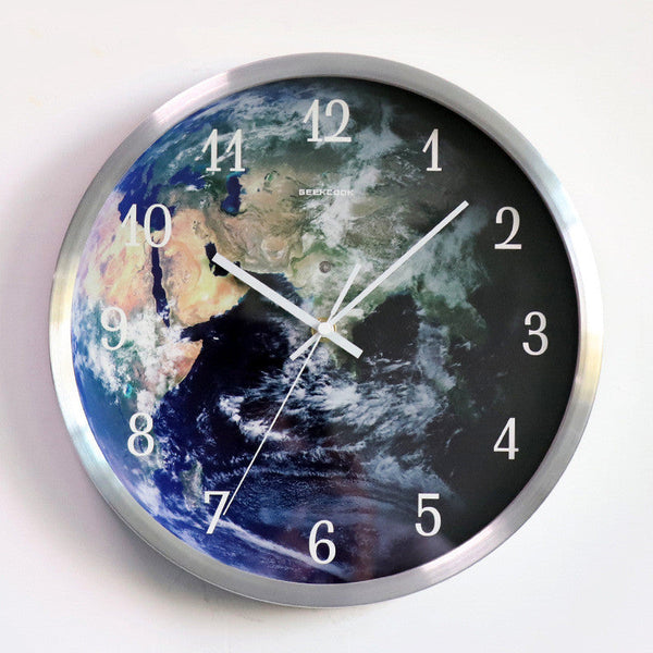 Voice-activated Induction LED Night Light Wall Clock Creative Luminous Wall Clock - Memoriex 