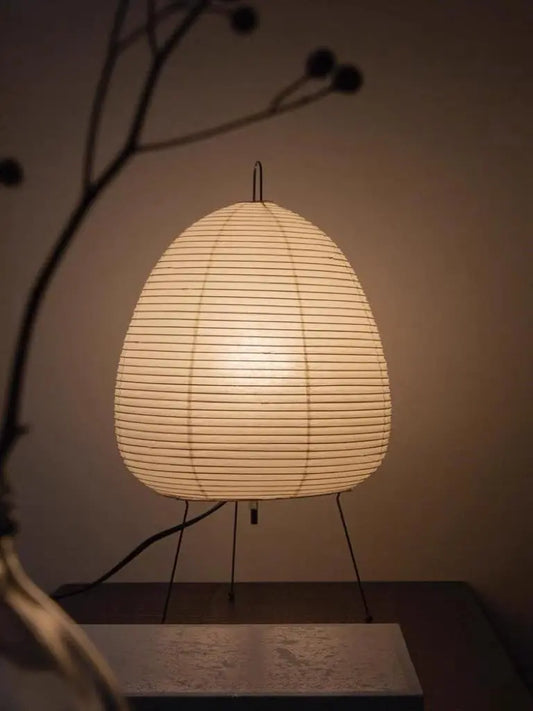 Wabi Sabi Table Lamp - Decorative Japanese Paper Lantern-0