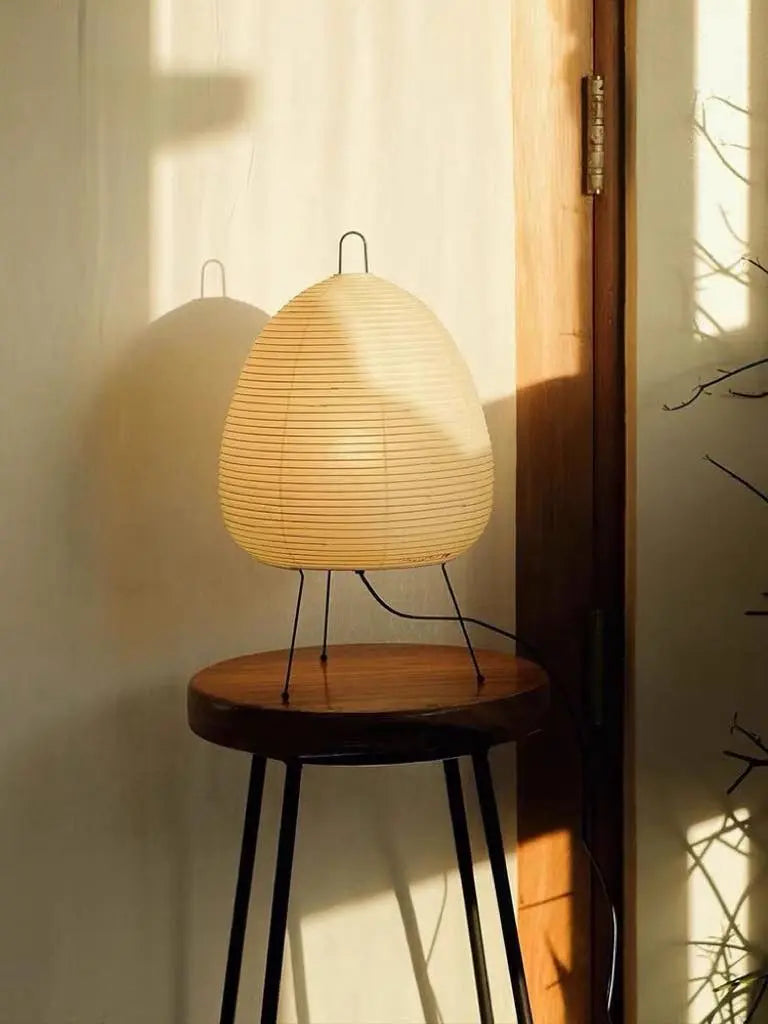 Wabi Sabi Table Lamp - Decorative Japanese Paper Lantern-4