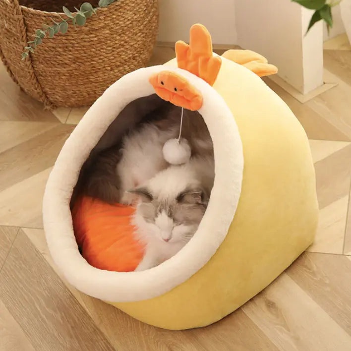 Warm Creative Shape Cat Bed-4