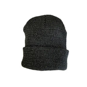 Warm Women's Reflective Beanie Hat Black Grey Winter Autumn Knitted Hat Czapka Zimowa Sombreros De Mujer Chapeau Femme - Memoriex 
