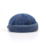Washed denim melon skin hat trendy brand men and women versatile retro street hip-hop sailor hat - Memoriex 