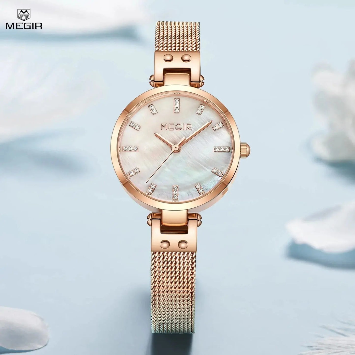 MEGIR Watches for Women Top Brand Fashion Ladies Wristwatch Waterproof Female Quartz Luxury Watch Montre Femme-0