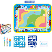 Water Doodle Mat Kids Toys Reusable Painting Writing Doodle Water Color Drawing Board Toddlers Preschool Education Toys - Memoriex 
