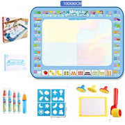 Water Doodle Mat Kids Toys Reusable Painting Writing Doodle Water Color Drawing Board Toddlers Preschool Education Toys - Memoriex 