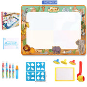 Water Doodle Mat Kids Toys Reusable Painting Writing Doodle Water Color Drawing Board Toddlers Preschool Education Toys - Memoriex 