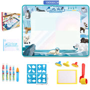 Water Doodle Mat Kids Toys Reusable Painting Writing Doodle Water Color Drawing Board Toddlers Preschool Education Toys - Memoriex 