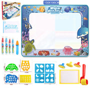 Water Doodle Mat Kids Toys Reusable Painting Writing Doodle Water Color Drawing Board Toddlers Preschool Education Toys - Memoriex 
