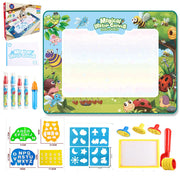 Water Doodle Mat Kids Toys Reusable Painting Writing Doodle Water Color Drawing Board Toddlers Preschool Education Toys - Memoriex 