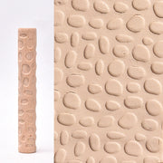 Water Meteor Pottery Tool Wooden Texture Mud Roll Embossing Stick - Memoriex 