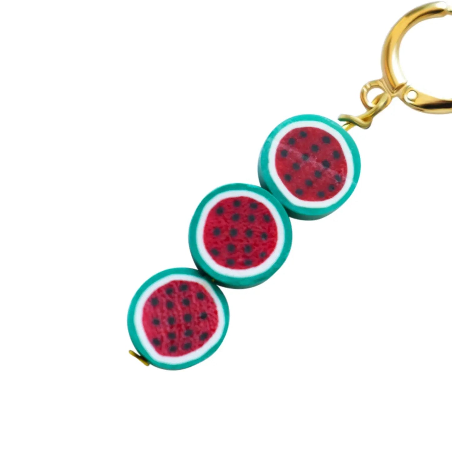 Watermelon fruit earrings -4