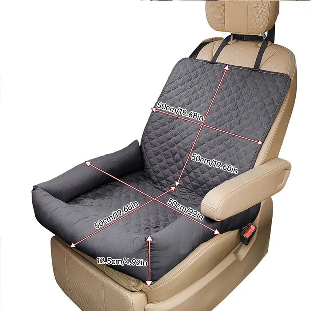 Waterproof Pet Car Seat Cover & Nest: Anti - Dirty for Medium & Small Dogs/Cats - Memoriex 