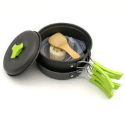 Wautton Camping Cookware Kit Pan and Pot for 1-2 person-2