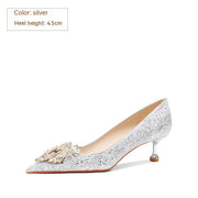 Wedding Bridal Women's Crystal High Heels - Memoriex 