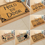 Welcome Doormat Entrance Anti-Slip Mat Hallway 10 Patterns Printed Carpet For Room Bedroom Home Kitchen Door Mat Art Pad - Memoriex