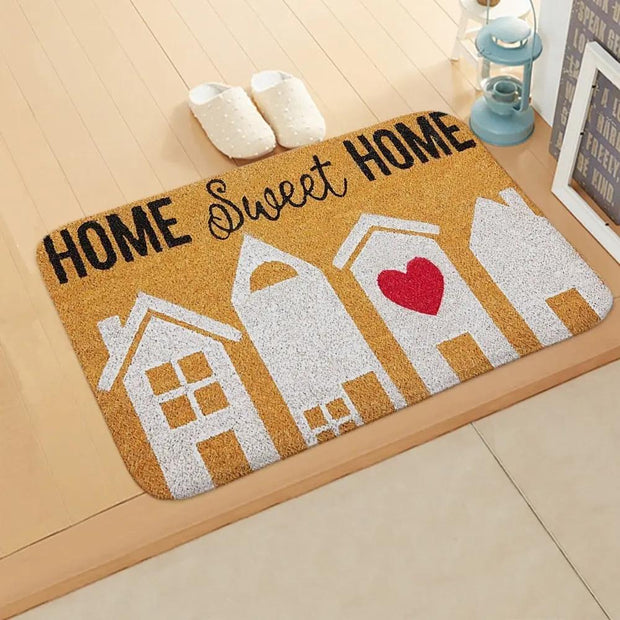 Welcome Doormat Entrance Anti-Slip Mat Hallway 10 Patterns Printed Carpet For Room Bedroom Home Kitchen Door Mat Art Pad - Memoriex