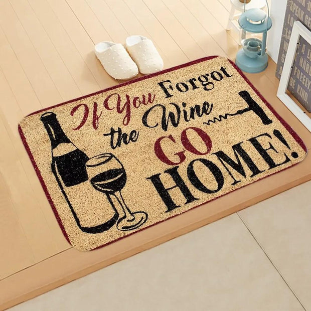 Welcome Doormat Entrance Anti-Slip Mat Hallway 10 Patterns Printed Carpet For Room Bedroom Home Kitchen Door Mat Art Pad - Memoriex
