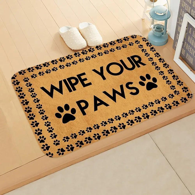 Welcome Doormat Entrance Anti-Slip Mat Hallway 10 Patterns Printed Carpet For Room Bedroom Home Kitchen Door Mat Art Pad - Memoriex