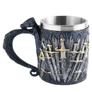 Western Sword Mug Personalized Beer Cup Stainless Steel Whiskey Cup - Memoriex 