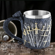 Western Sword Mug Personalized Beer Cup Stainless Steel Whiskey Cup - Memoriex 