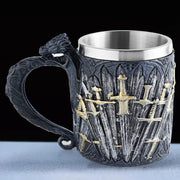 Western Sword Mug Personalized Beer Cup Stainless Steel Whiskey Cup - Memoriex 