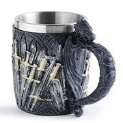 Western Sword Mug Personalized Beer Cup Stainless Steel Whiskey Cup - Memoriex 