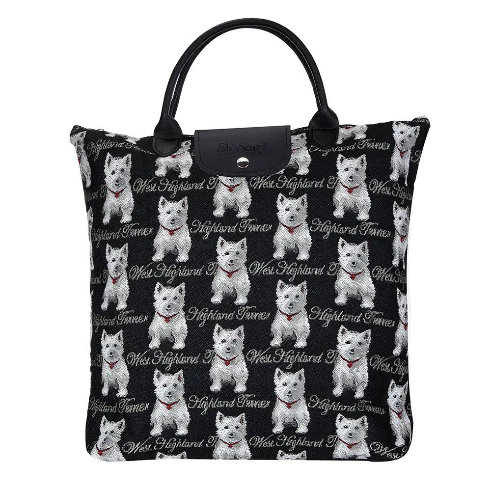 Westie - Foldaway Bag-0