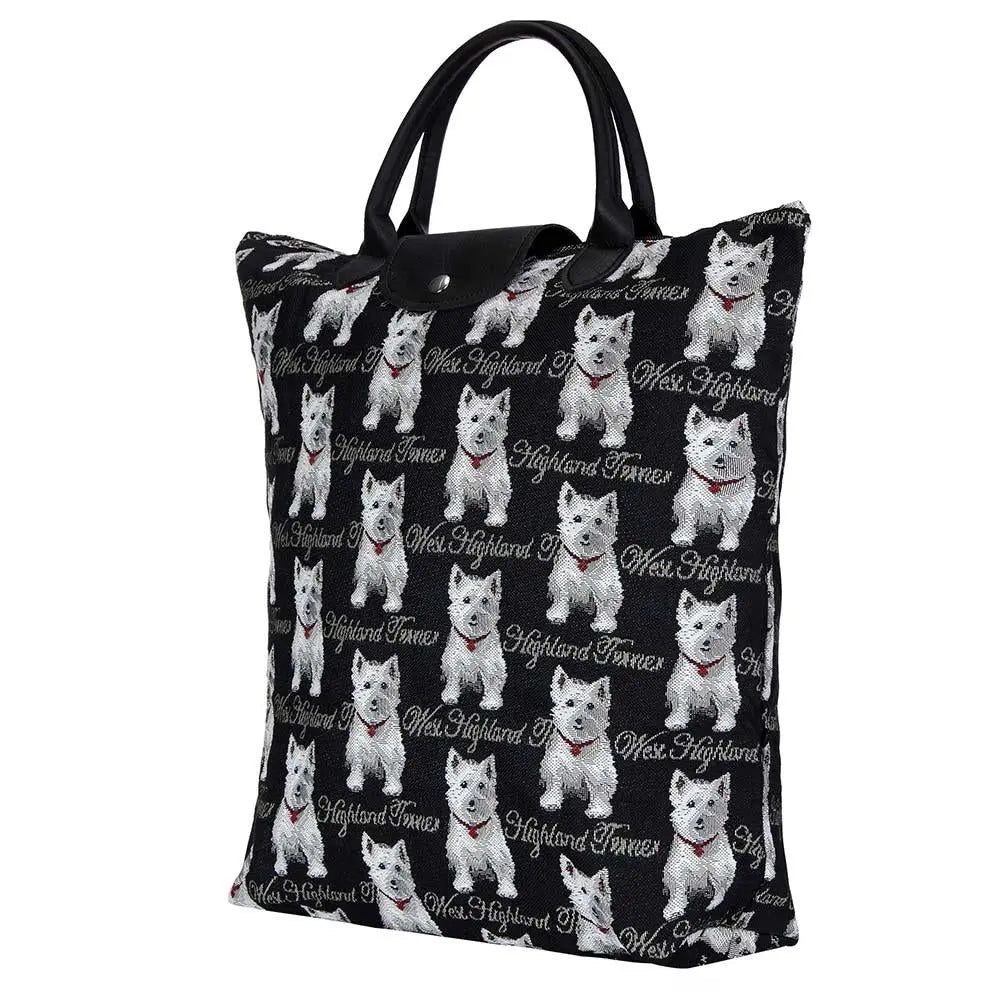 Westie - Foldaway Bag-2