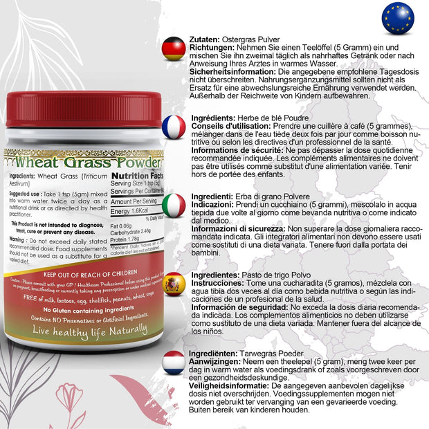 Wheat Grass Powder - Memoriex 