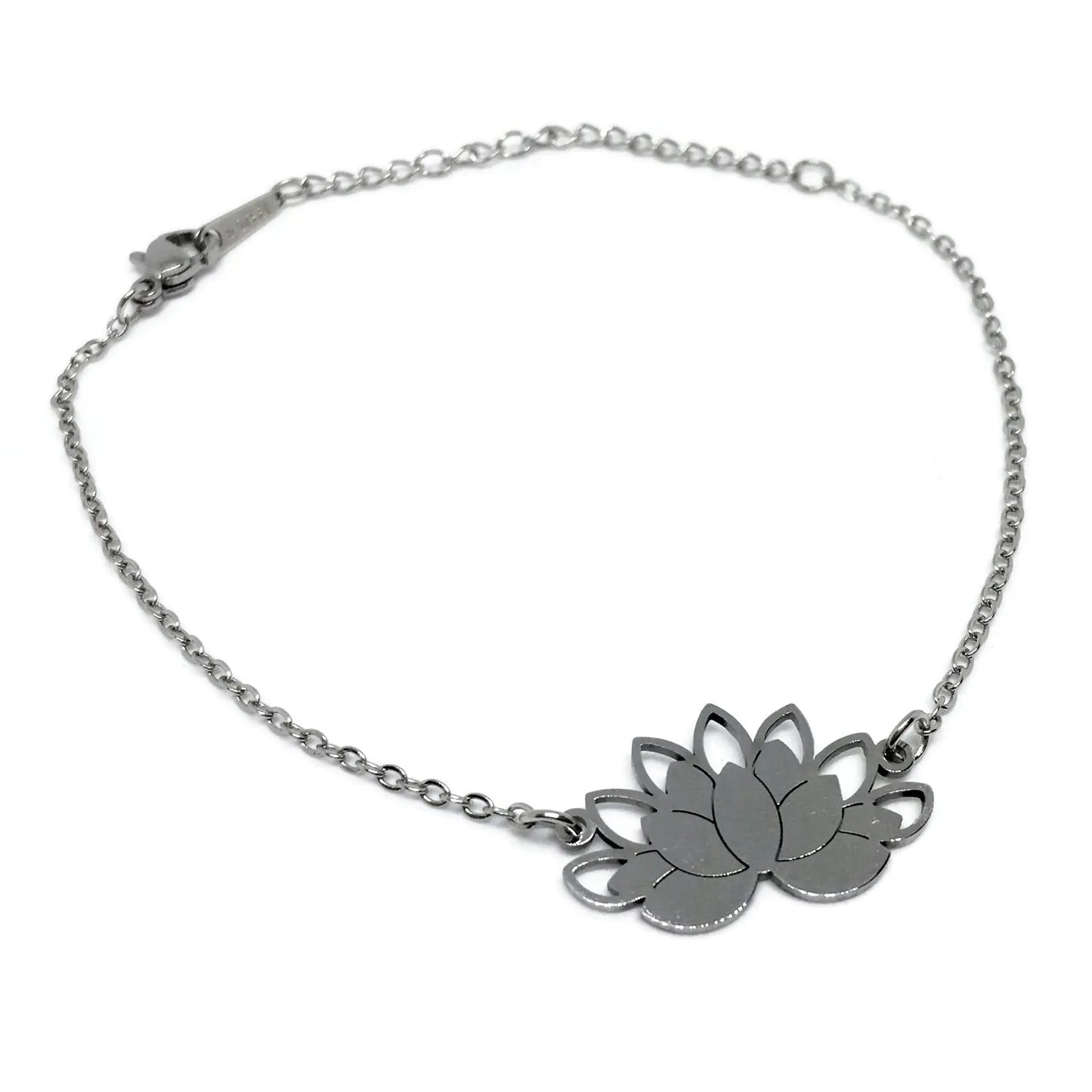 White Lotus Flower Bracelet - Memoriex 