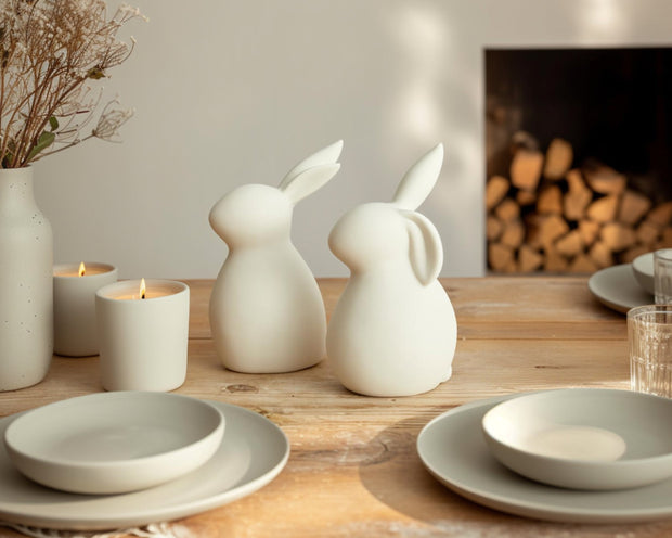 Arley Easter White Bunnies Set-2