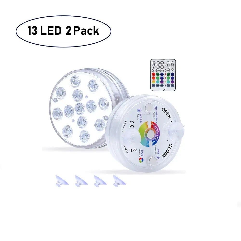 Wholesale 16 Colors Submersible Led Pool Lights-0