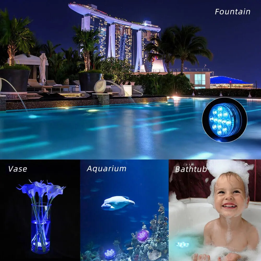 Wholesale 16 Colors Submersible Led Pool Lights-3