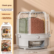 Wholesale Cereals Storage Box Rotatable Rice Bucket Insect-proof Moisture-proof Sealed Household Separated Rice Storage Box Rice Jar - Memoriex 