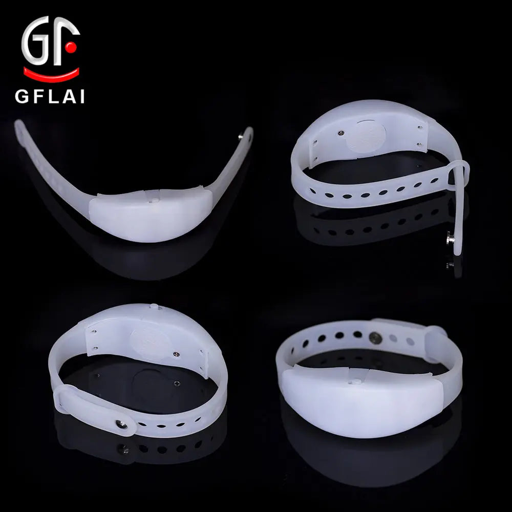 Wholesale GFB004 Remote Control Adjustbale Wristband LED Bracelets-2