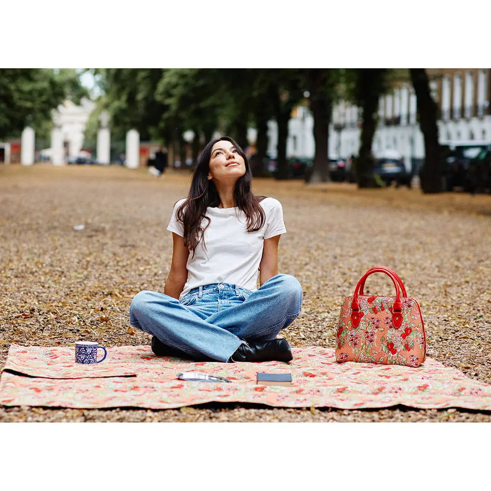 Wild Strawberry by Claire Louise - Picnic Blanket-0