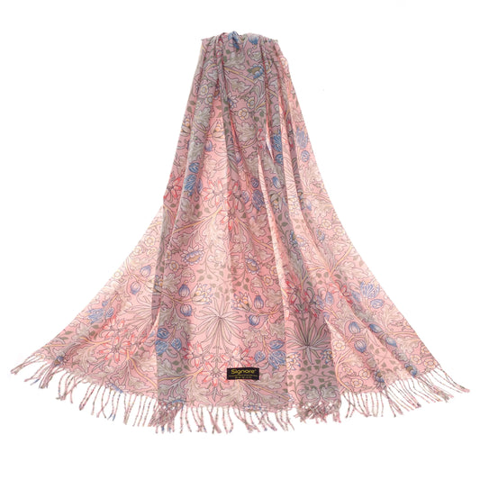 William Morris Hyacinth - Art Pashmina-0