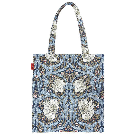 William Morris Pimpernel and Thyme Blue - Flat Bag-0