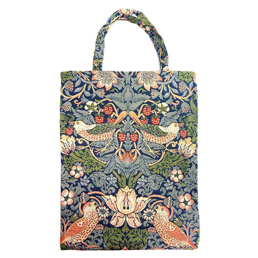 William Morris Strawberry Thief Blue - Eco Bag-0