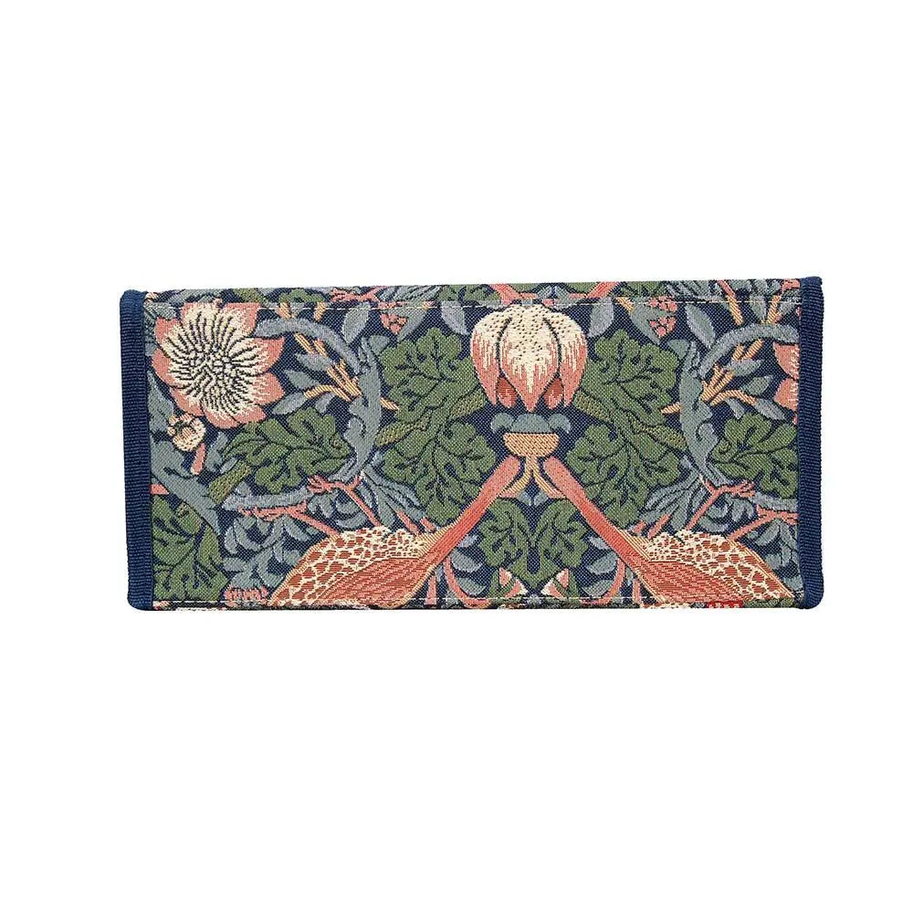 William Morris Strawberry Thief Blue - Shopper Bag-1