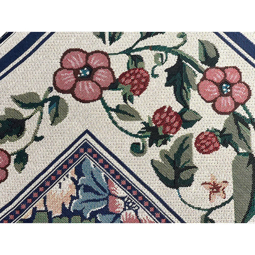 William Morris Strawberry Thief Blue - Wall Hanging 112cm x 140cm (70 rod)-3