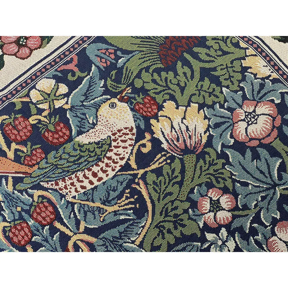 William Morris Strawberry Thief Blue - Wall Hanging 112cm x 140cm (70 rod)-4