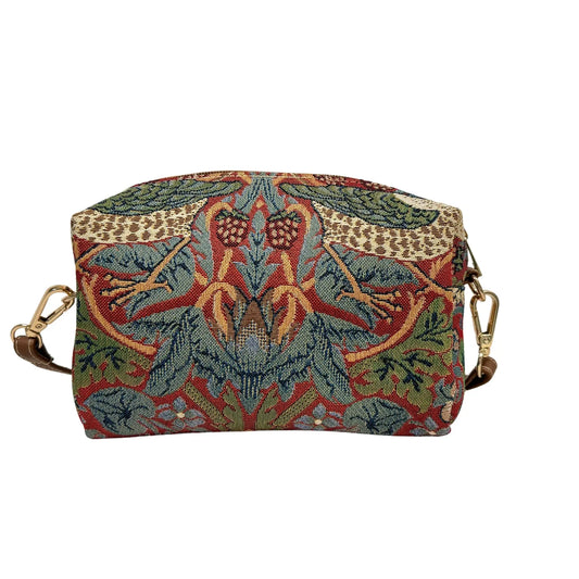 William Morris Strawberry Thief Red - Hip Bag-0