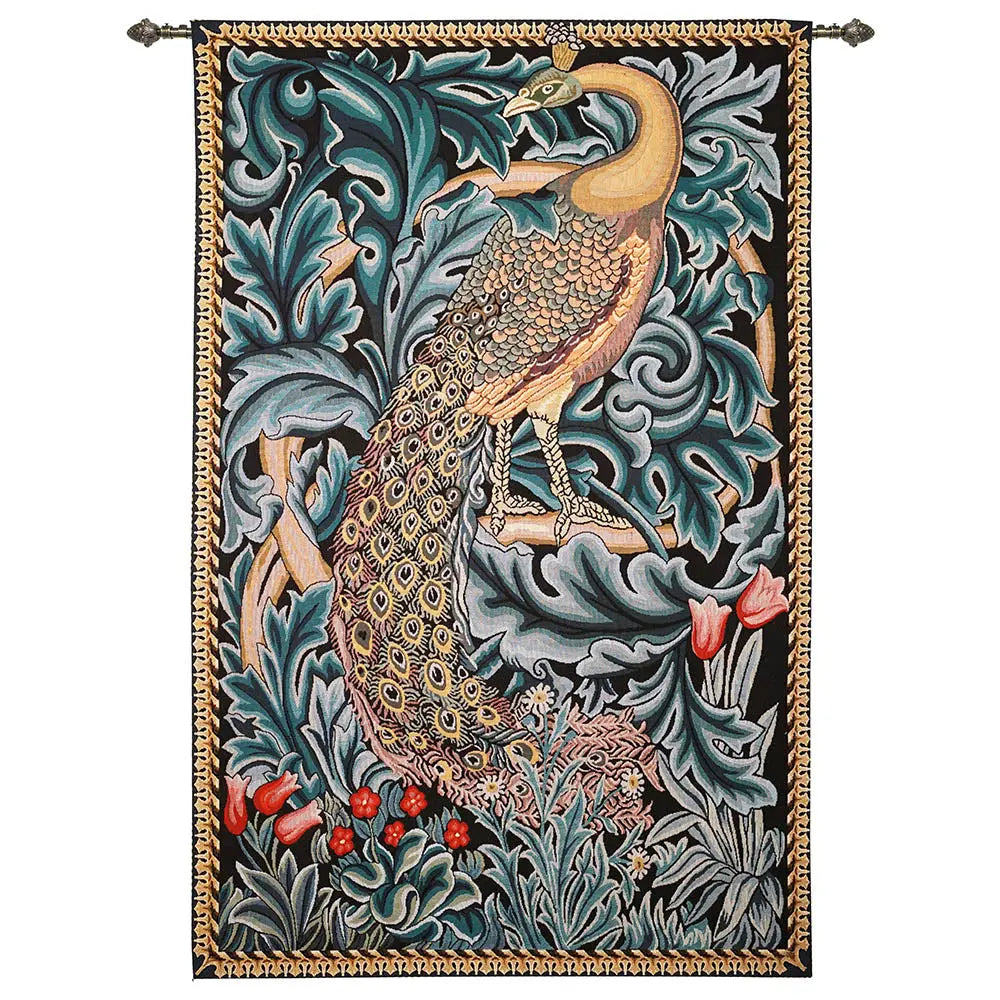 William Morris The Peacock - Wall Hanging 92cm x 139cm (70 rod)-0