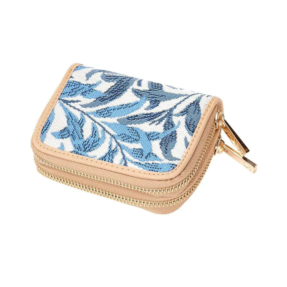 William Morris Willow Bough - Double Zip Purse-5