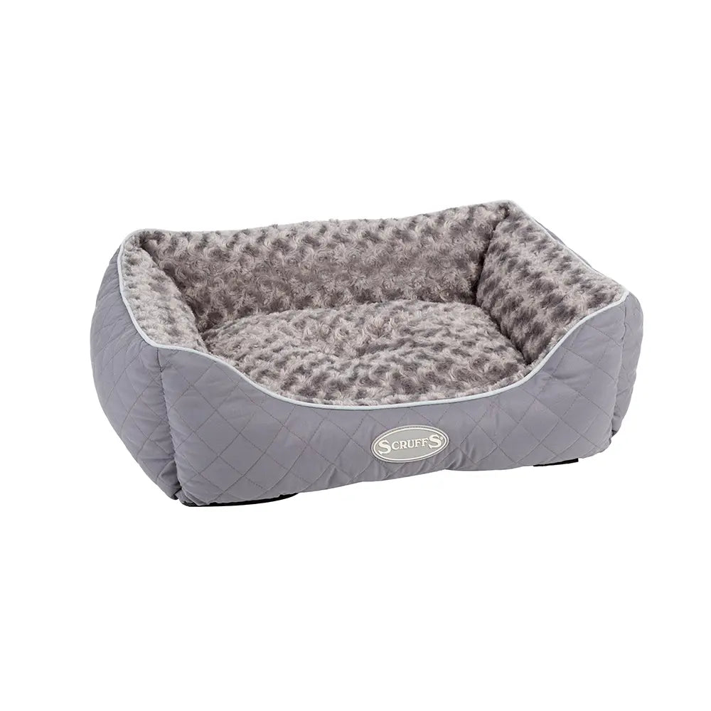 Wilton Box Dog Bed (in Blue, Grey, Black, Brown) by Scruffs - Memoriex