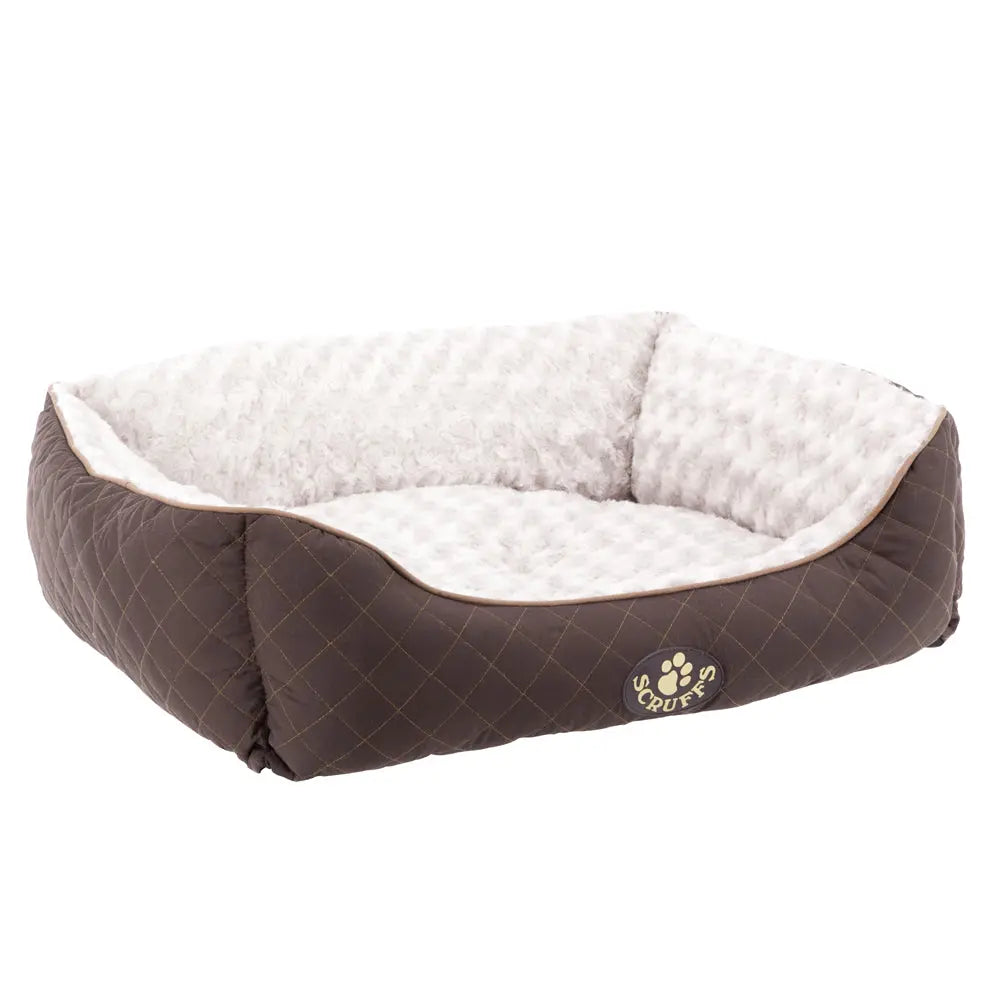 Wilton Box Dog Bed (in Blue, Grey, Black, Brown) by Scruffs - Memoriex